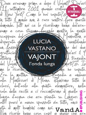 cover image of Vajont, l'onda lunga
